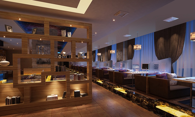 现代风格的餐厅室内空间布局与设计