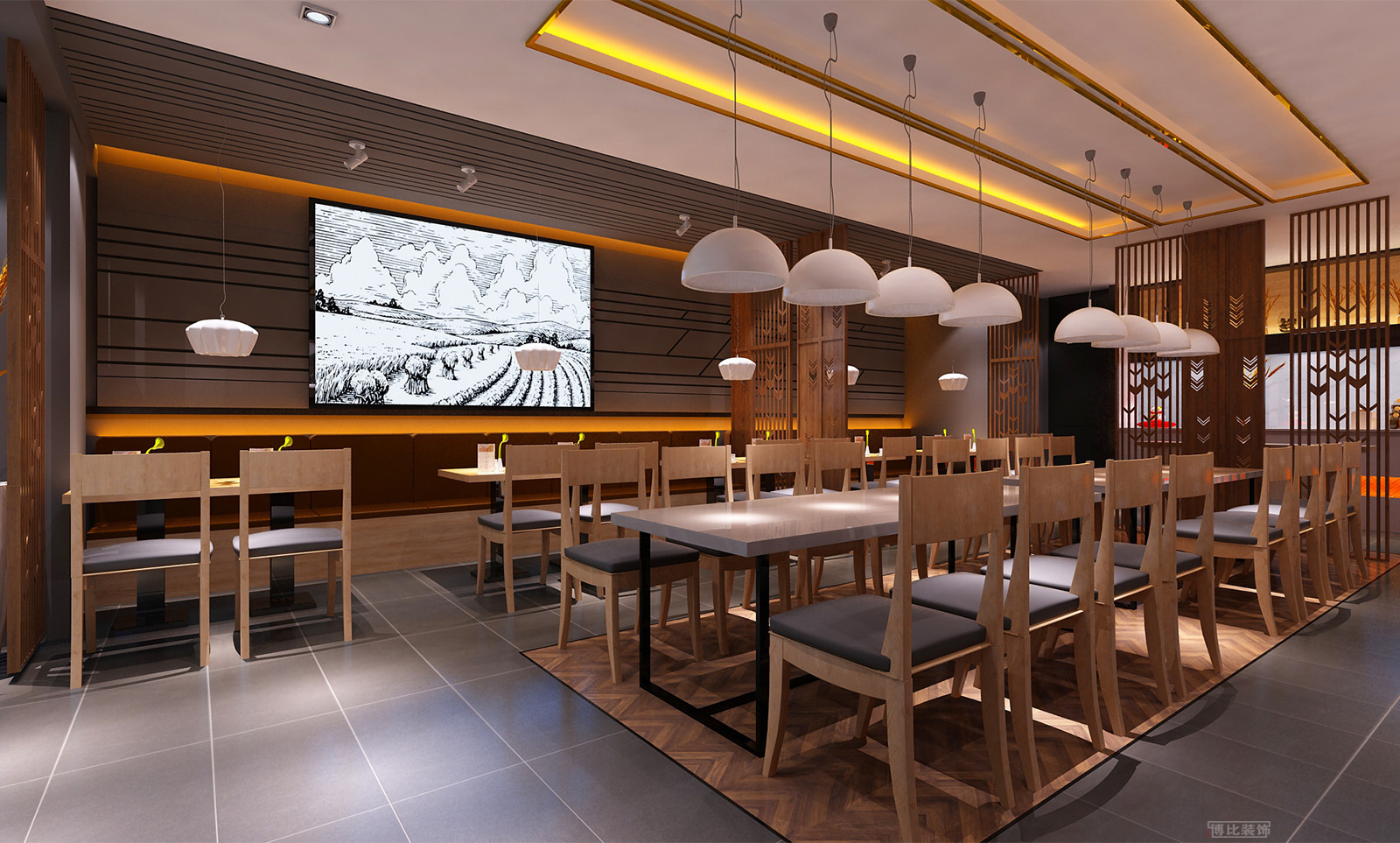现代快餐厅3d模型下载_3d现代快餐厅模型下载_3d现代快餐厅max模型免费下载_建E室内设计网