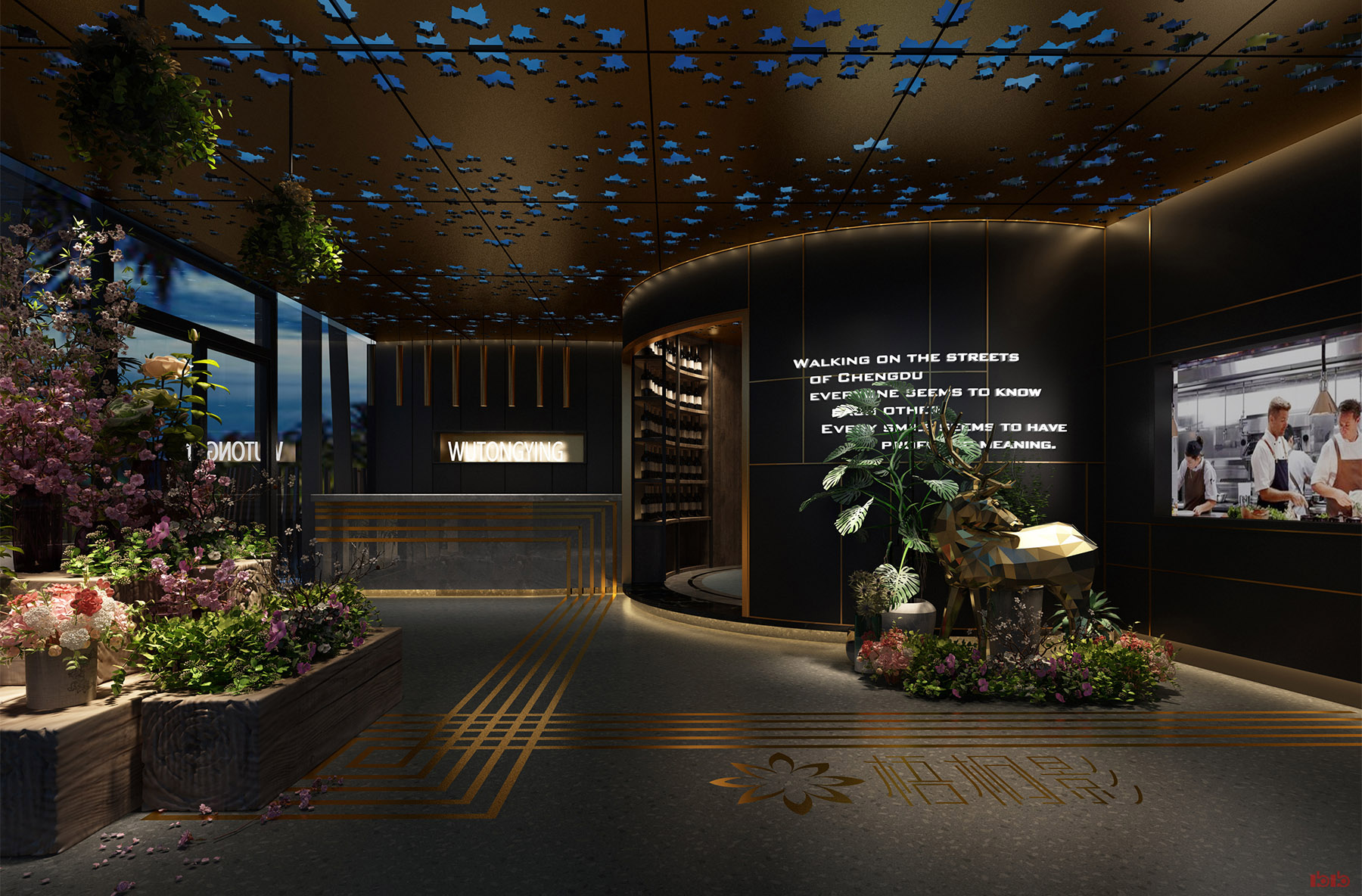 法式音乐西餐厅 重庆-室内设计作品-筑龙室内设计论坛